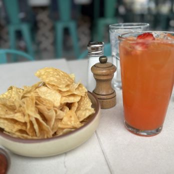 Blanco Cocina + Cantina - Chips & Salsa and agua fresca - Tacos Near Me - Denver, Colorado