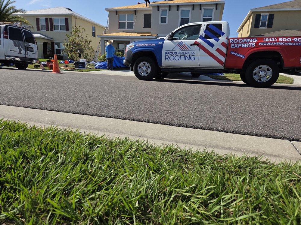 Slide of Proud American Roofing