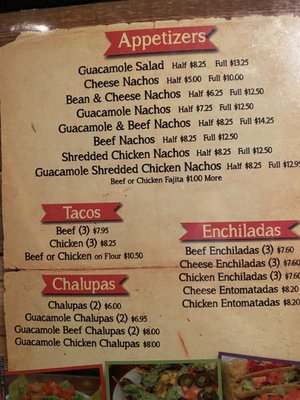 Menu photo 1 Chente's Alice, TX