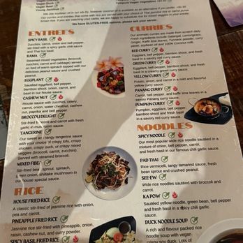 Plumeria - Menu - Thai Near Me - San Diego, California