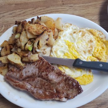 Left Fork Grill - Steak and egg meal, so good! - Diners Near Me - Murray, Utah Left Fork Grill - Steak and egg meal, so good! - Diners Near Me - Murray, Utah
