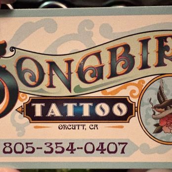 Songbird Tattoo - Joy's business card - Tattoo Near Me - Orcutt, California Songbird Tattoo - Joy's business card - Tattoo Near Me - Orcutt, California
