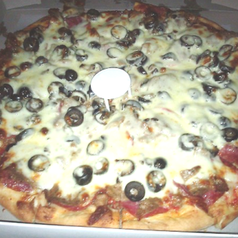 Lido Pizza - Meatball, sausage, and olive pie - Pizza Near Me - Van Nuys, California