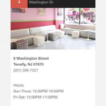 Build Your Yogurt - the location of the store - Ice Cream & Frozen Yogurt Near Me - Tenafly, New Jersey Build Your Yogurt - the location of the store - Ice Cream & Frozen Yogurt Near Me - Tenafly, New Jersey