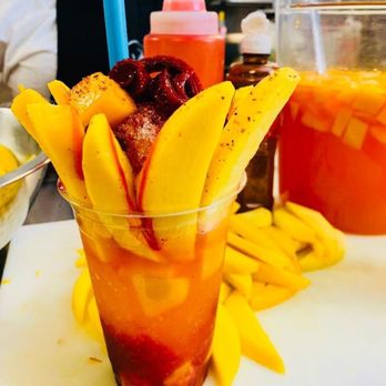 La Flor De Michocan - Fruta de mando con chilito - Ice Cream & Frozen Yogurt Near Me - Riverbank, California