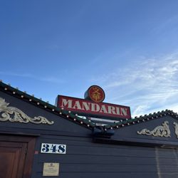 Mandarin Restaurant - Outside sign