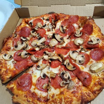 Monstrous Pizza - Medium pepperoni and mushroom with butter garlic crust. - Pizza Near Me - Covina, California Monstrous Pizza - Medium pepperoni and mushroom with butter garlic crust. - Pizza Near Me - Covina, California