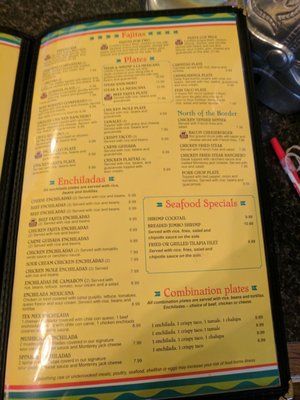 Menu photo 5 Los Vega Mexican Restaurant San Marcos, TX