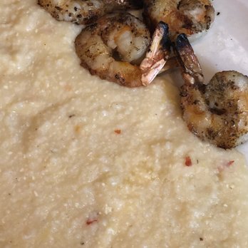 Grace's - White Cheese Grits with a side of shrimp - American Near Me - Houston, Texas Grace's - White Cheese Grits with a side of shrimp - American Near Me - Houston, Texas