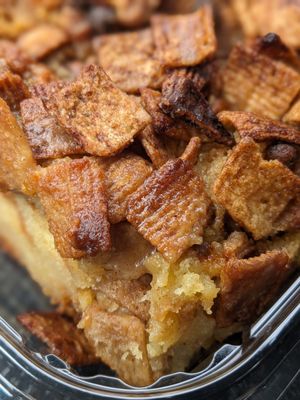 Photo of Cindy Lou's Cookies - Miami, FL, US. Cinnamon toast bread pudding. Perfect texture, great taste and no heating required.