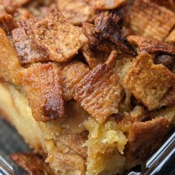 Cindy Lou's Cookies - Cinnamon toast bread pudding. Perfect texture, great taste and no heating required.
