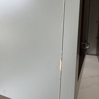 Lowe's Home Improvement - Paint chipping off upper Diamond Brand cabinets. - Hardware Stores Near Me - Livermore, California