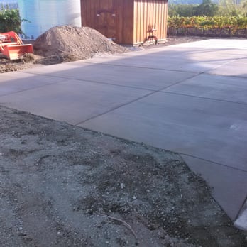 A1 Engineering Service - Built a 25 X 60 foot pad 5 inches thick with a rebar mat  for an active winery. - Masonry/Concrete Near Me - Olivehurst, California
