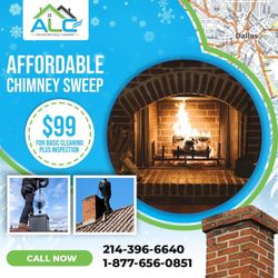 ALC Chimney Service - Chimney sweep promo rates in Dallas, Fort Worth, and all of DFW!