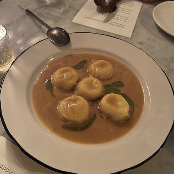 Grey Gardens - Ravioli - cheese curd, potato, ieek - Wine Bars Near Me - Toronto, Ontario