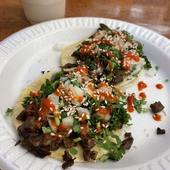Taqueria Guerrero Style - Korean BBQ Tacos (TikTok: @justandyvu) - Mexican Near Me - Westminster, California