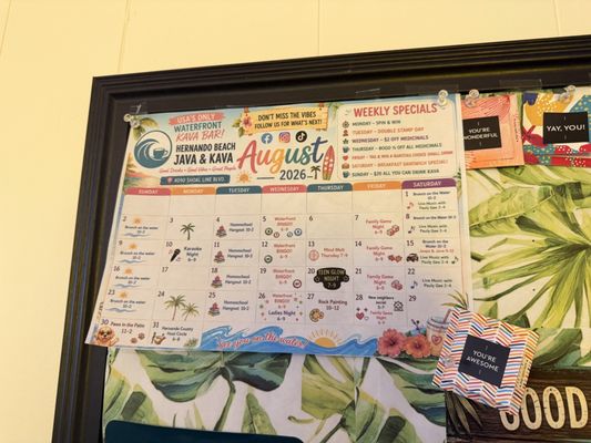Menu photo 2 Hernando Beach Java & Kava Hernando Beach, FL Menu photo 2 Hernando Beach Java & Kava Hernando Beach, FL