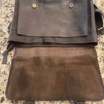 Austin Shoe Hospital - Original clasp set on the left. New clasp set is on the right. Does not match in color or clasp style type. Expensive bag, Cheap Repair! - Shoe Repair Near Me - Austin, Texas Austin Shoe Hospital - Original clasp set on the left. New clasp set is on the right. Does not match in color or clasp style type. Expensive bag, Cheap Repair! - Shoe Repair Near Me - Austin, Texas