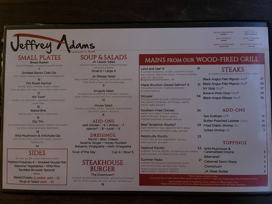 Menu photo 3 Jeffrey Adams on Fourth Winston-Salem, NC Menu photo 3 Jeffrey Adams on Fourth Winston-Salem, NC