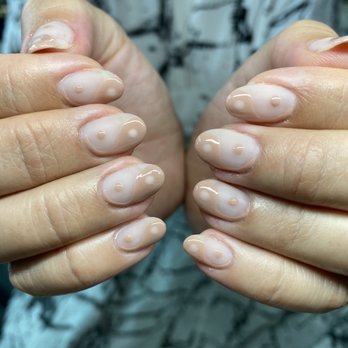 Nail Witch Studios - Matte yingyang design - Nail Technicians Near Me - Miami, Florida Nail Witch Studios - Matte yingyang design - Nail Technicians Near Me - Miami, Florida