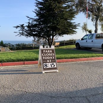 Lookout Park - Yelp says the park closed at 6:15 on the day we visited. This sign suggests otherwise. - Beaches Near Me - Summerland, California Lookout Park - Yelp says the park closed at 6:15 on the day we visited. This sign suggests otherwise. - Beaches Near Me - Summerland, California