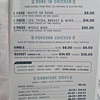 Lovebird - Chicken Shop Near Me - Blue Bell, Pennsylvania Lovebird - Chicken Shop Near Me - Blue Bell, Pennsylvania