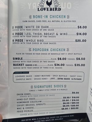 Menu photo 3 Lovebird Blue Bell, PA Menu photo 3 Lovebird Blue Bell, PA