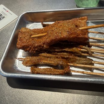 No 1 Noodles - Fish Cake Skewers & Beef/Lamb skewers - Chinese Near Me - Plano, Texas No 1 Noodles - Fish Cake Skewers & Beef/Lamb skewers - Chinese Near Me - Plano, Texas
