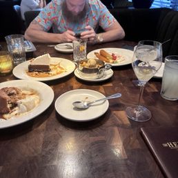 One of each dessert because why not.