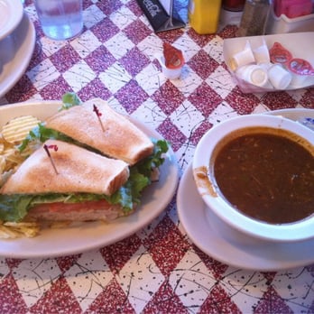 Barry's Cafe - Turkey Sandwich w/ Chicken Gumbo - Burgers Near Me - Raleigh, North Carolina Barry's Cafe - Turkey Sandwich w/ Chicken Gumbo - Burgers Near Me - Raleigh, North Carolina