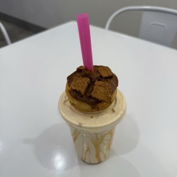Yonutz - Shake with a mini donut on top. - Ice Cream & Frozen Yogurt Near Me - Sandy, Utah Yonutz - Shake with a mini donut on top. - Ice Cream & Frozen Yogurt Near Me - Sandy, Utah