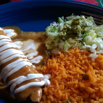 Tres Primos Authentic Mexican Restaurant - Chimichanga lunch plate. - Mexican Near Me - Elbridge, New York