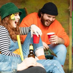 Plonk Crazy Golf - Shoreditch - Yeah, cheers to that.