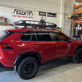 Rack-It - Thule canyon xt roof basket with extension on a 2021 Toyota RAV4 prime. - Outdoor Gear Near Me - San Diego, California