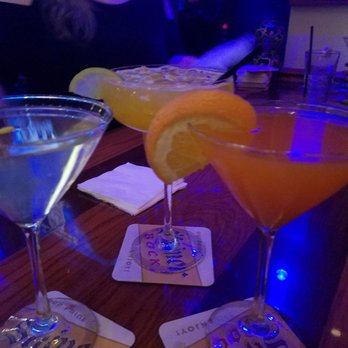 Spiro's - Da Vinci on the left, Mango Margarita in the center, some orange one on the right tasted like orange soda - New American Near Me - Rocky Point, New York