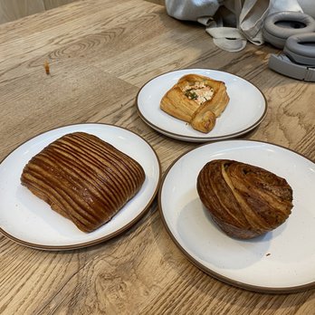 Juniper - cubano croissant, black sesame kouign amann, elote danish - Coffee & Tea Near Me - San Francisco, California Juniper - cubano croissant, black sesame kouign amann, elote danish - Coffee & Tea Near Me - San Francisco, California