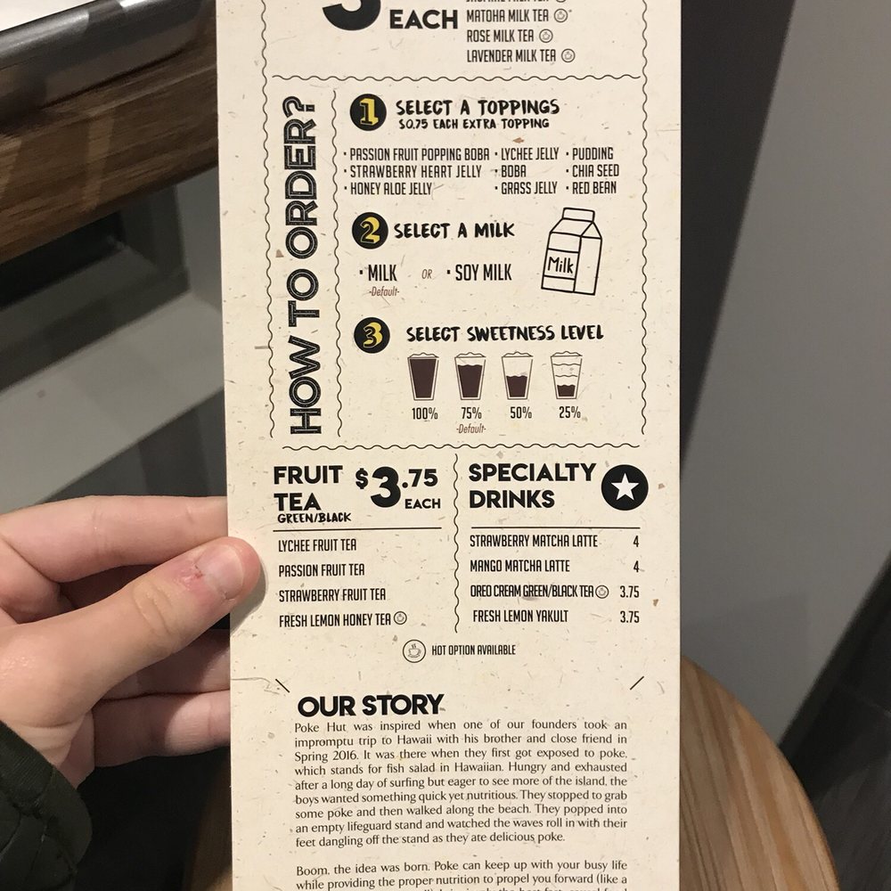 Poke Hut - Menu! - Poke Near Me - Cincinnati, Ohio Poke Hut - Menu! - Poke Near Me - Cincinnati, Ohio