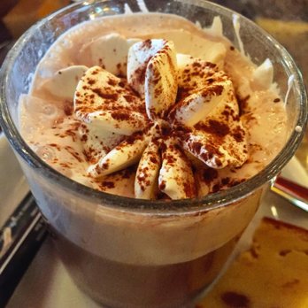 Craenenburg - Hot Belgian chocolate with bread pudding on the side - Cafes Near Me - Bruges, VWV