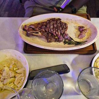 Liam's Steak House - Bone in Ribeye and Cesar salad. - Kosher Near Me - Hollywood, Florida Liam's Steak House - Bone in Ribeye and Cesar salad. - Kosher Near Me - Hollywood, Florida