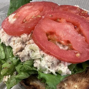 Corner Bakery - Albacore Tuna Salad Sandwich (top bread removed) - Sandwiches Near Me - Skokie, Illinois Corner Bakery - Albacore Tuna Salad Sandwich (top bread removed) - Sandwiches Near Me - Skokie, Illinois