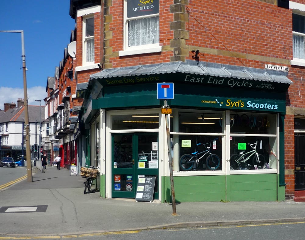 EAST END CYCLES 93 Abergele Road, Colwyn Bay, Conwy, United Kingdom Bike Repair/Maintenance