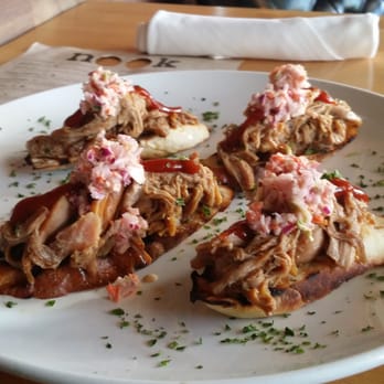 Nook Kitchen - Pork butt bruschetta! - Italian Near Me - Phoenix, Arizona