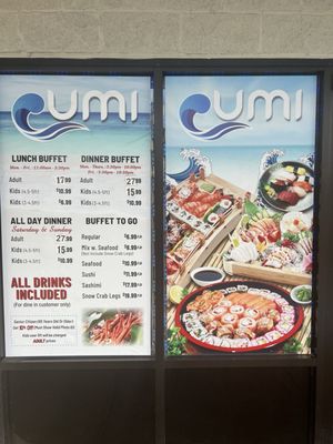 Menu photo 2 Umi Sushi & Seafood Buffet Dover, DE Menu photo 2 Umi Sushi & Seafood Buffet Dover, DE