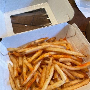Buffalo Wild Wings - "seasoned fries" More like sprinkled with season fries! This is a large order! Almost $10 - Chicken Wings Near Me - Irvine, California Buffalo Wild Wings - "seasoned fries" More like sprinkled with season fries! This is a large order! Almost $10 - Chicken Wings Near Me - Irvine, California