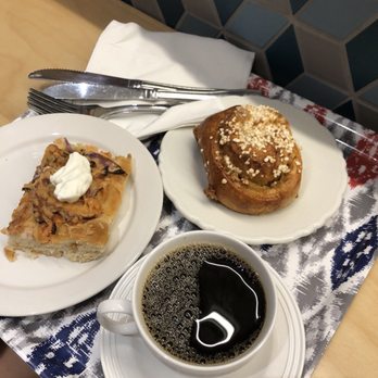 Mikko - The cinnamon bun with coconut is delicious! (Top right) - Scandinavian Near Me - Washington, DC, District of Columbia