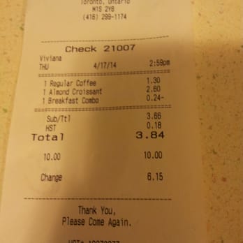 Francesca - Almond Croissant, $2.60+coffee = breakfast combo, $3.84 - Bakeries Near Me - Toronto, Ontario