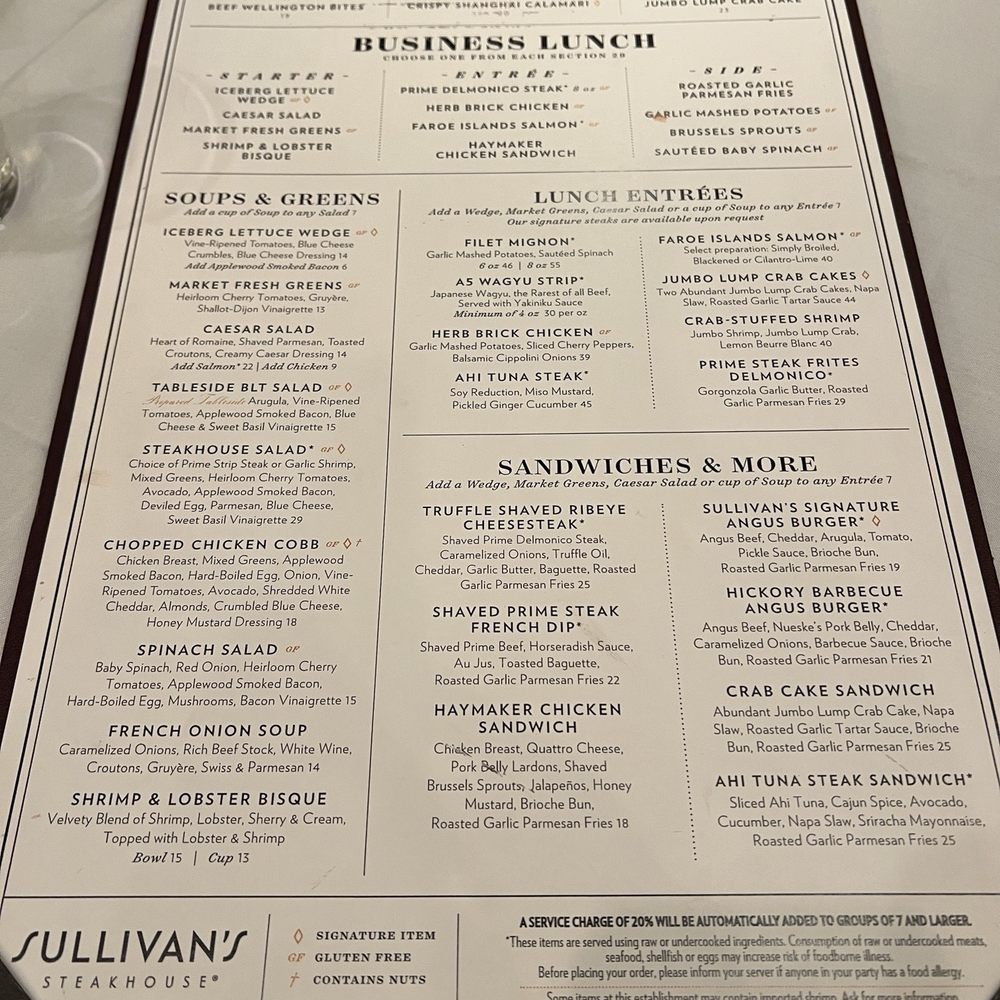 Sullivan's Steakhouse - Steakhouses Near Me - Tucson, Arizona Sullivan's Steakhouse - Steakhouses Near Me - Tucson, Arizona
