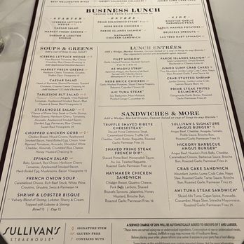 Sullivan's Steakhouse - Steakhouses Near Me - Tucson, Arizona Sullivan's Steakhouse - Steakhouses Near Me - Tucson, Arizona