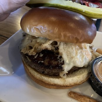 Findlay Brewing Company - Reuben Burger - Breweries Near Me - Findlay, Ohio