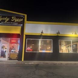 Exterior outside entrance of Lucky Goose Uptown - Albuquerque, New Mexico Exterior outside entrance of Lucky Goose Uptown - Albuquerque, New Mexico